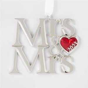 Target Wondershop Mrs and Mrs 2023 Wedding Ornament